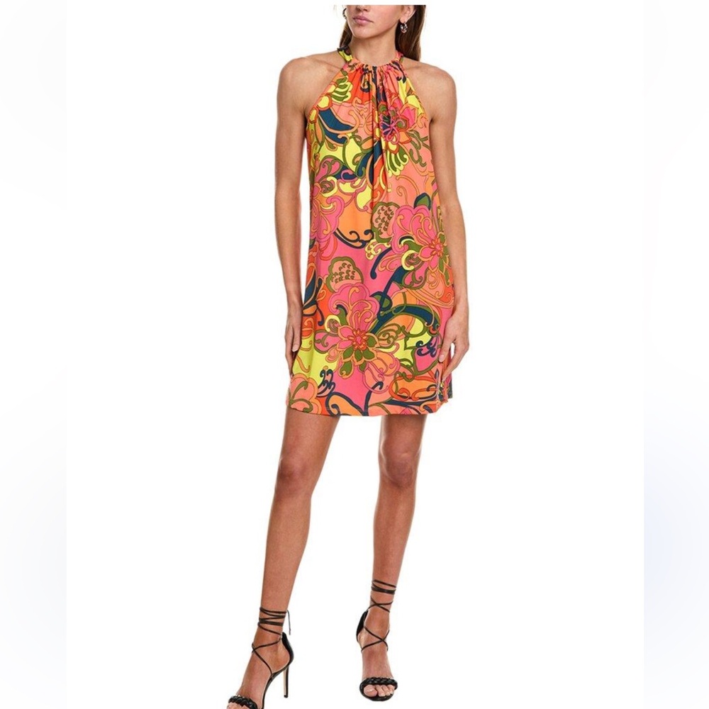 Trina Turk Juju Mini Dress in Red/Coral